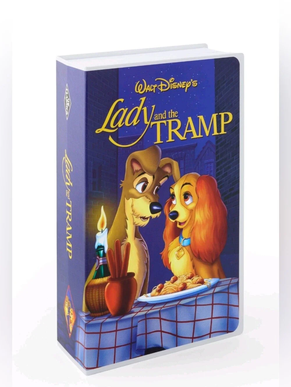 Disney Classic Lady and the Tramp VHS Boxed Silk Touch Throw, 50
